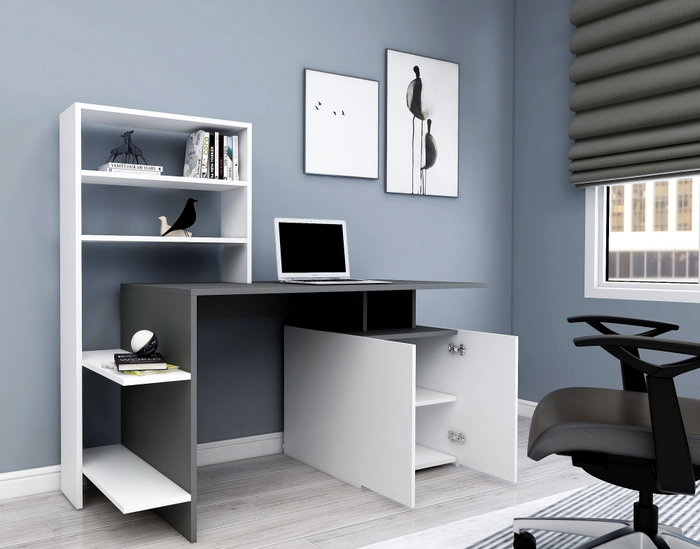 Hanah Home Melis - Blanco, Antracita Hanah Home Melis - Blanco, Antracita